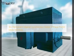 3kv स्थायी चुंबक सिंक्रोनस मोटर 3 चरण पीएमएसएम मोटर 60 ध्रुव